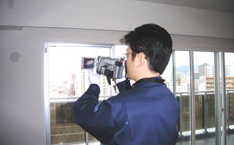 サーモカメラ赤外線装置法による断熱気密性能調査